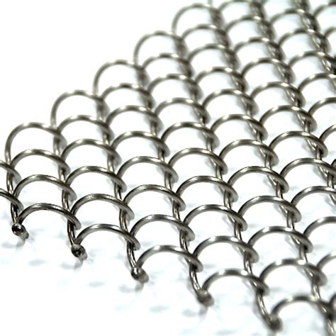 decorative metal fabric|coiled wire mesh fabric.